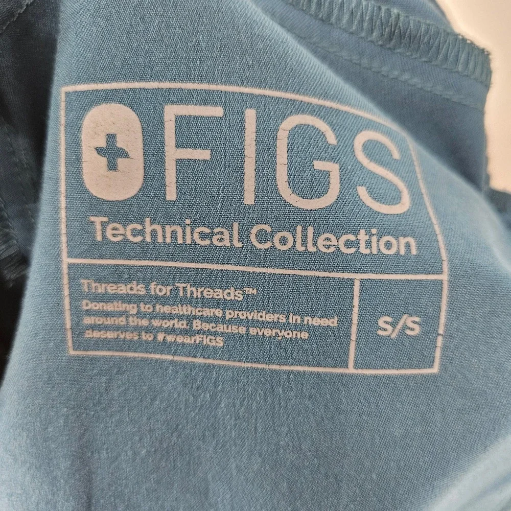 Figs Scrub Pants Mens Small Short Tansen Caribbean Blue Jogger Nurses Uniforms